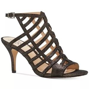 Vince Camuto Patinka Strappy Dress Sandals- 10M- TITANIUM